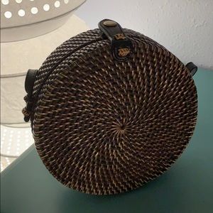Woven boho purse